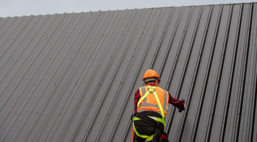 Professional metal roof installation services in Dema, KY